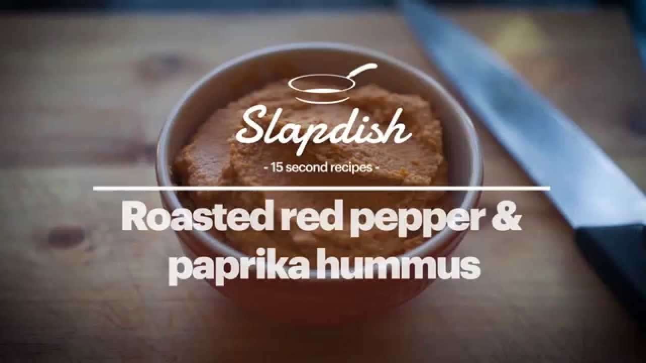 Slapdish – Roasted red pepper & Paprika Hummus