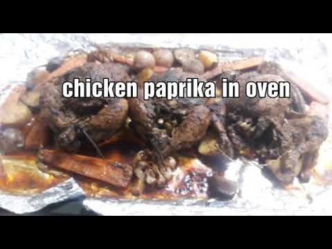 CHICKEN PAPRIKA IN OVEN