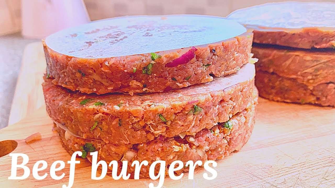 Beef Burgers From Scratch/ Summer Family meals