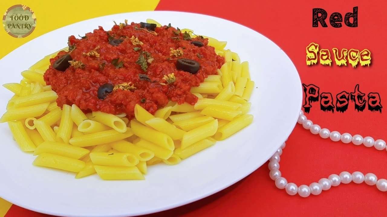 Red Sauce Pasta / Quick And Easy Pasta // Food Pantry