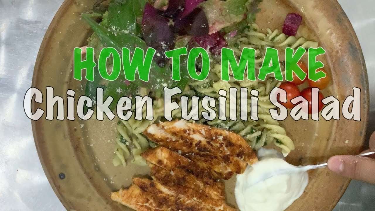 Chicken Paprika with Fusilli Pesto and Beets salad