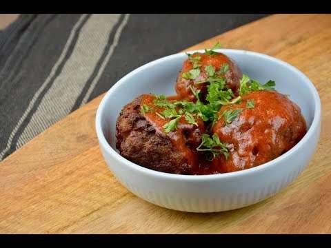 Meat Balls with Paprika (gluten free)