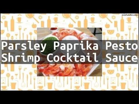 Recipe Parsley Paprika Pesto Shrimp Cocktail Sauce
