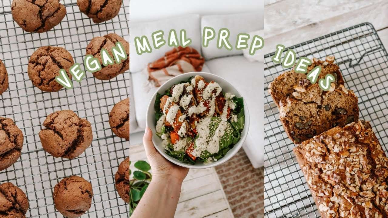 A WEEK OF VEGAN MEAL PREP // easy & delicious recipes 😋🍌🍪