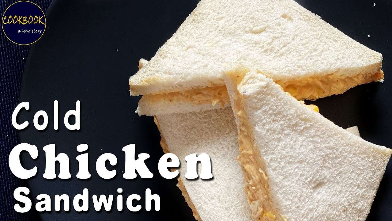 Cold chicken sandwich for kids | Easy tasty chicken sandwich recipe | Kids lunch box ideas