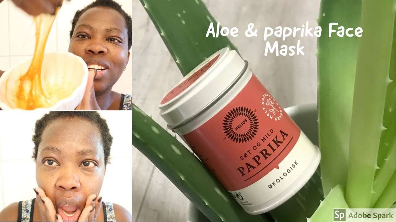 I Used Fresh Aloe & Paprika on my Face Look What Happened