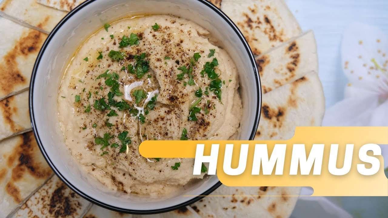 Best Hummus Recipe | How to Make Hummus at home | Easy Homemade Hummus Recipe | Mediterranean Recipe