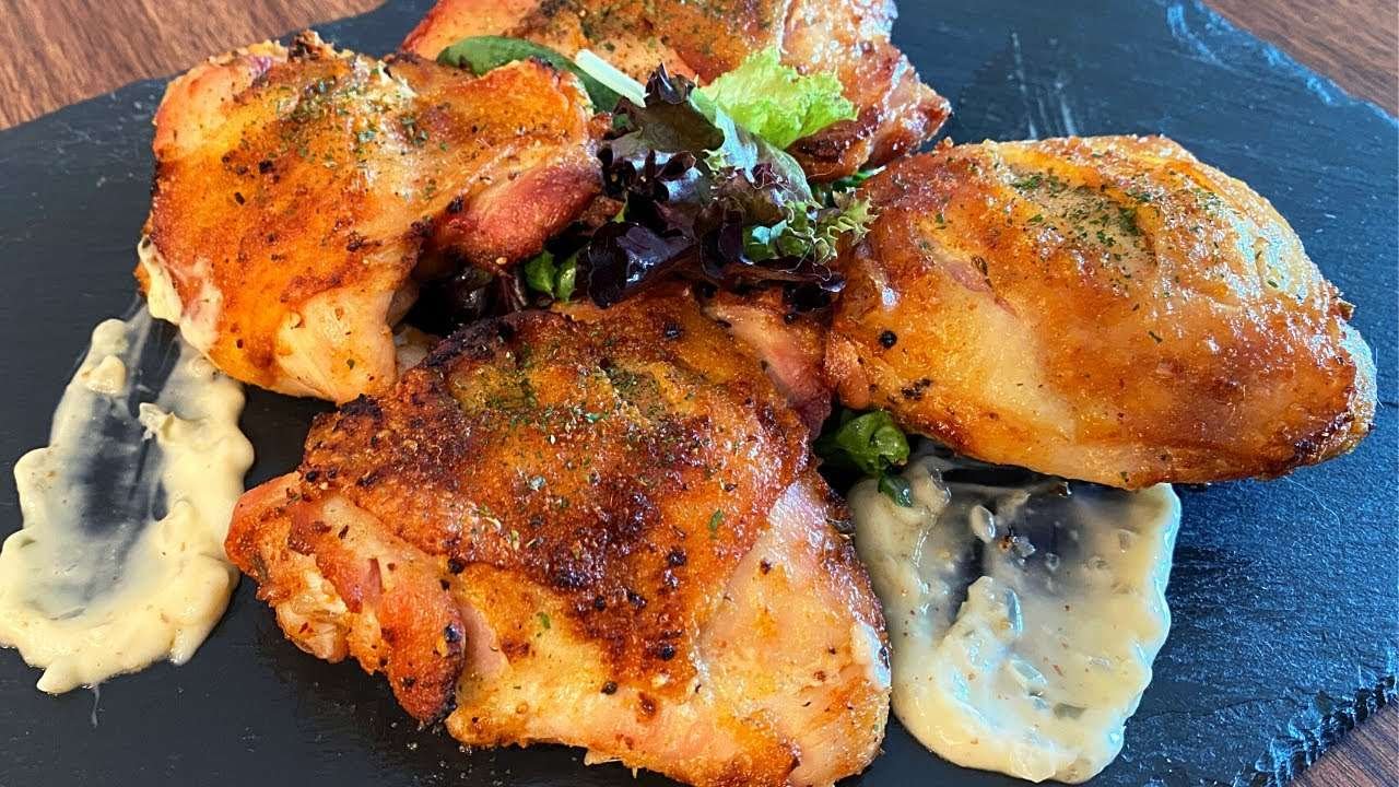 Crispy Oven Baked Chicken Thighs | Easy Recipe | Podo's Cooking