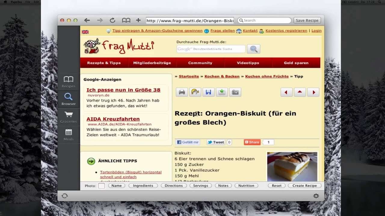 Paprika – Der Rezept Manager