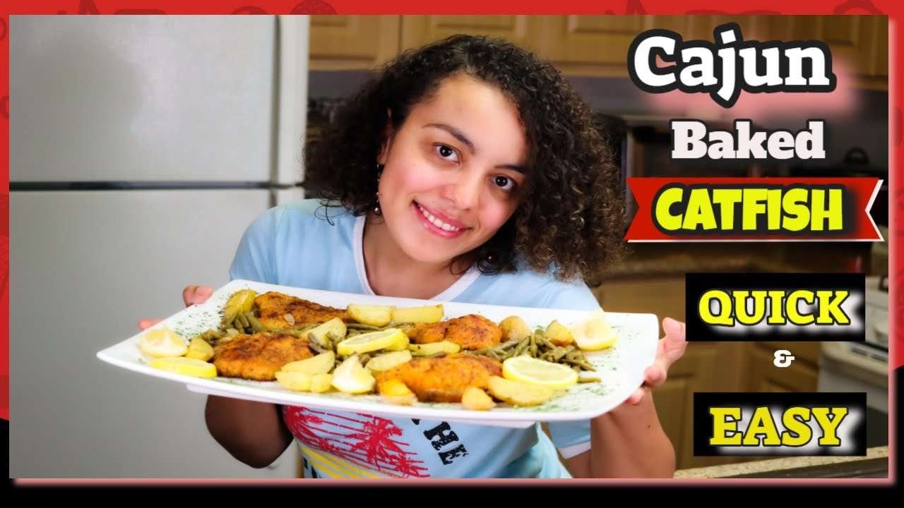 Cajun baked catfish recipe; easy recipe for fish lovers