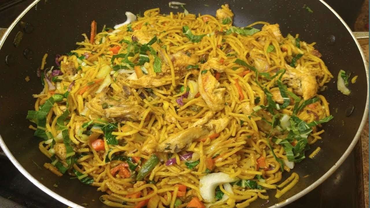 CHOWMEIN RECIPE/EASY CHICKEN CHOWMIN RECIPE/LO MEIN RECIPE