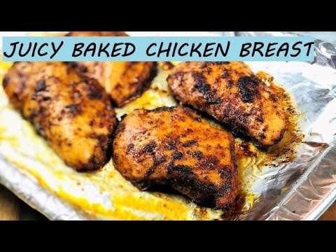 BAKED CHICKEN BREAST | How to Make a Juicy Baked Chicken Breast | Juicy Oven Baked Chicken Breast