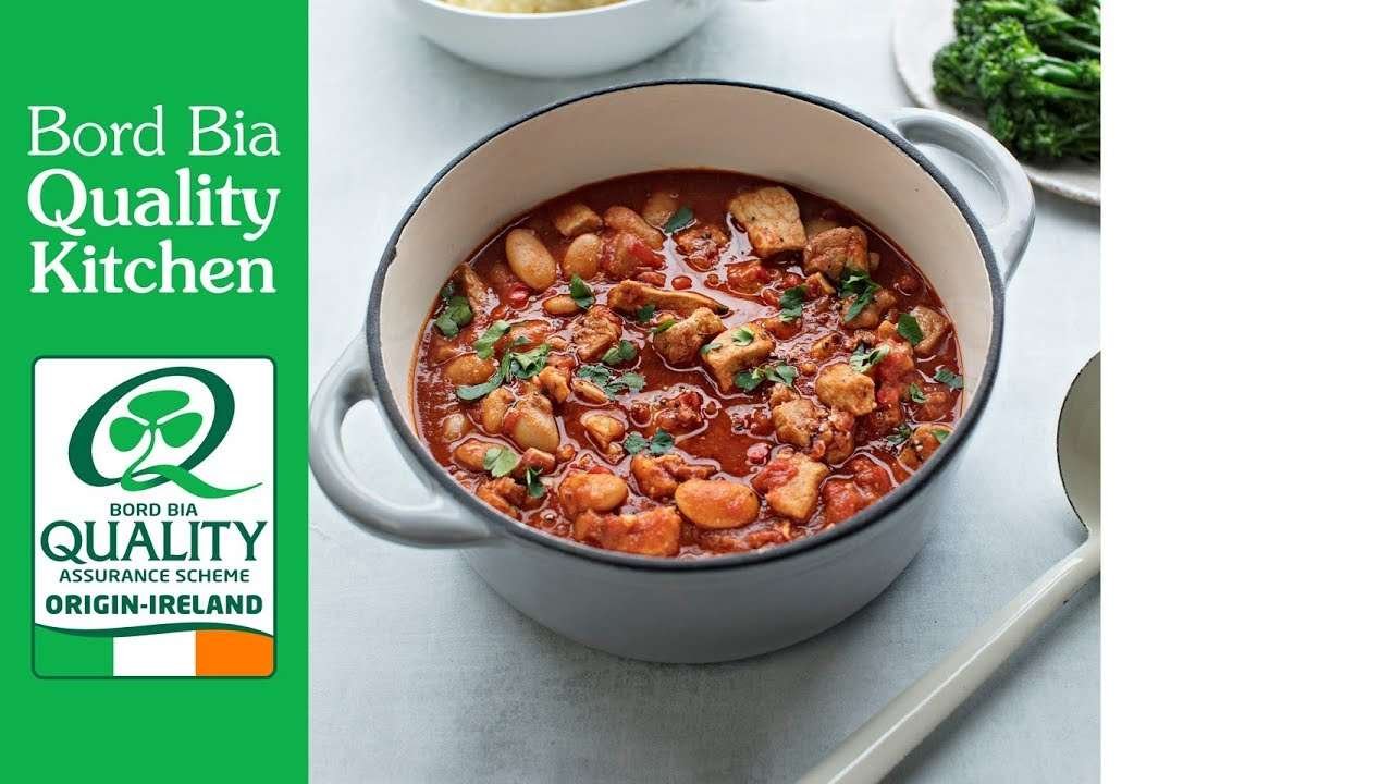 Pork with Bacon, Paprika and Butter Beans