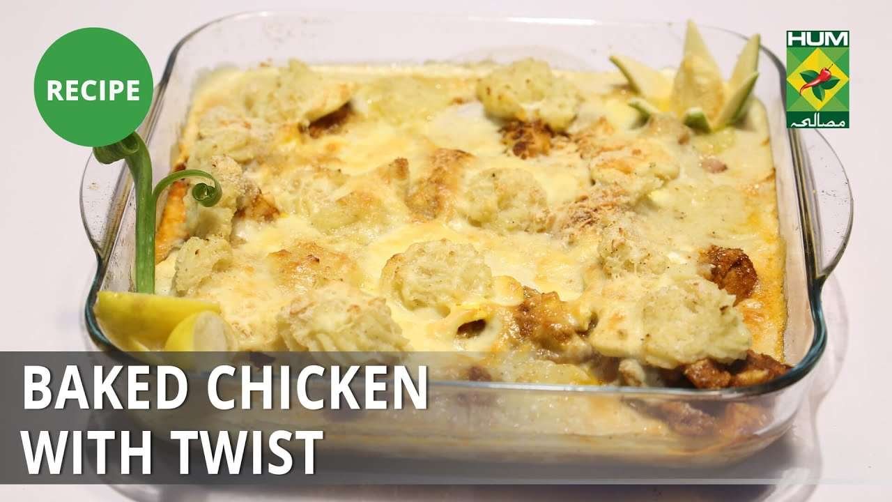 Baked Chicken with Twist Recipe | Masala Mornings |  Shireen Anwar | Continental Food