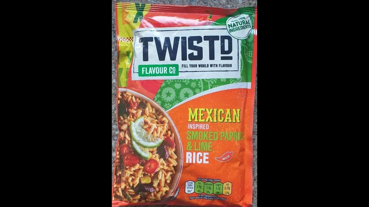 Twistd Flavour Co Mexican Inspired Smoked Paprika & Lime Rice