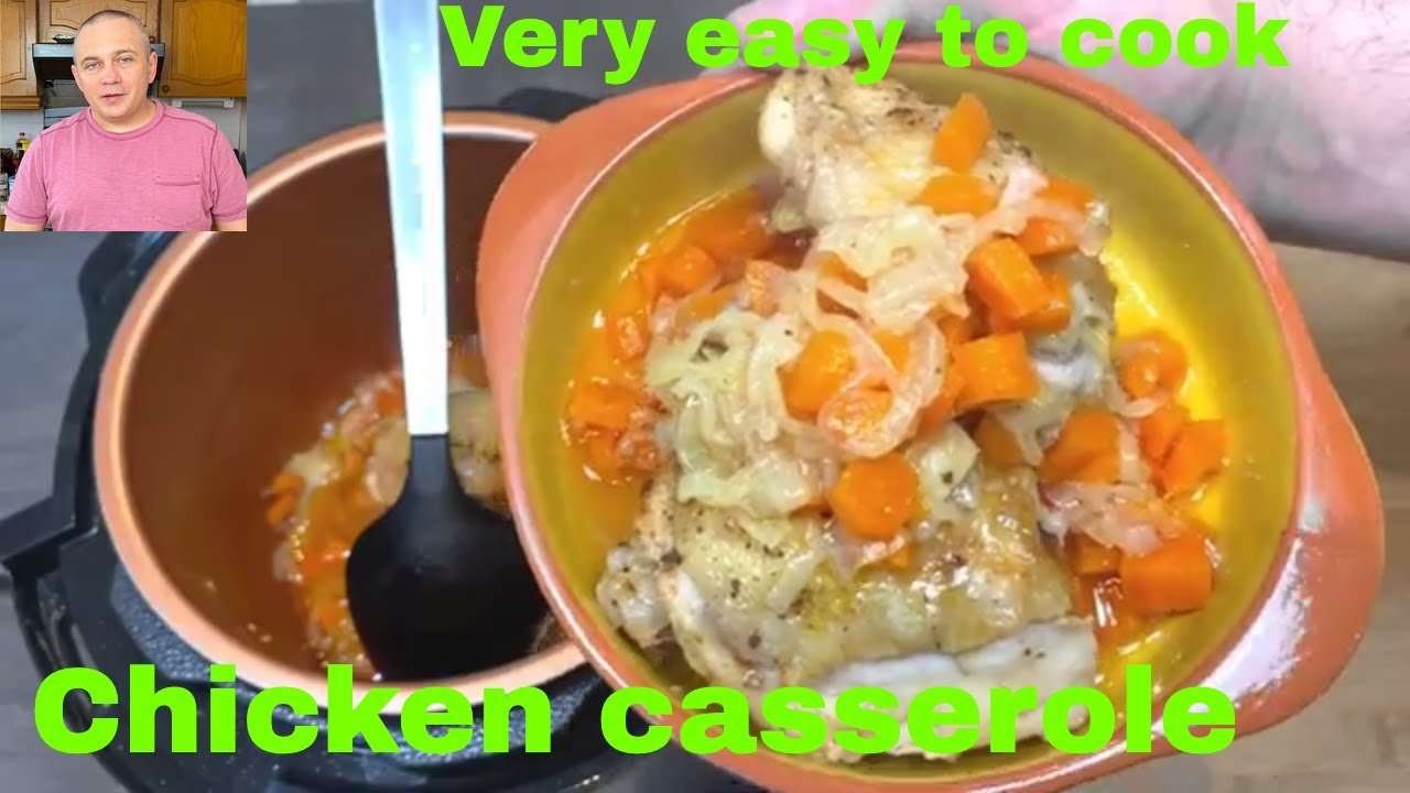 Pressure King Pro recipes. Chicken and carrot casserole (simple & delicious) pressure cooker recipe