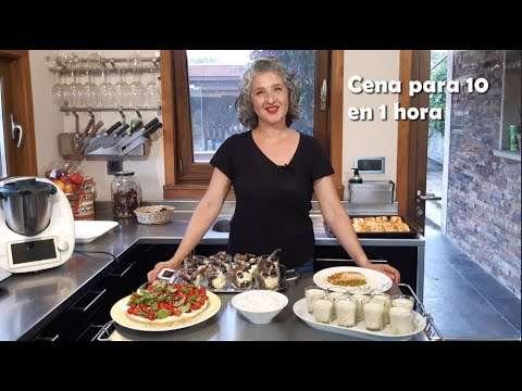 Cena para 10 personas en una hora con Thermomix® #TM6 #TM5 #TM31