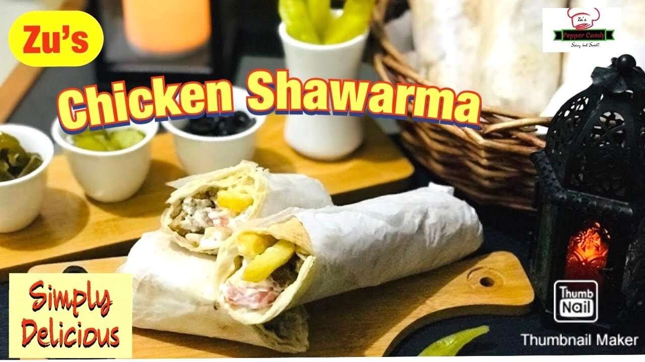 Chicken Shawarma (Arabic Shawarma)