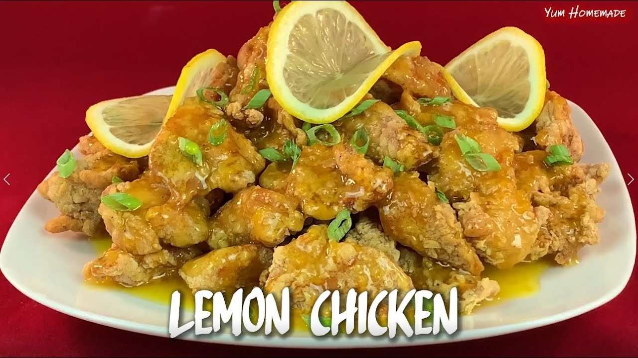 Lemon Chicken Easy Recipe I Yum Homemade