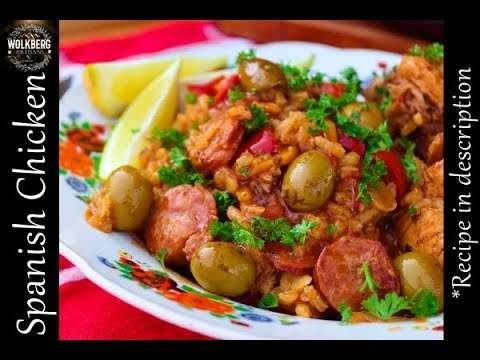 Spanish Chicken and Rice With Green Olives | Arroz Con Pollo | One Pot Meals | Comfort Food | Spain