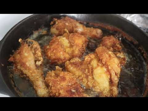 SIMPLE & EASY CRISPY FRIED CHICKEN RECIPE (NO EGGS & NO MILK)