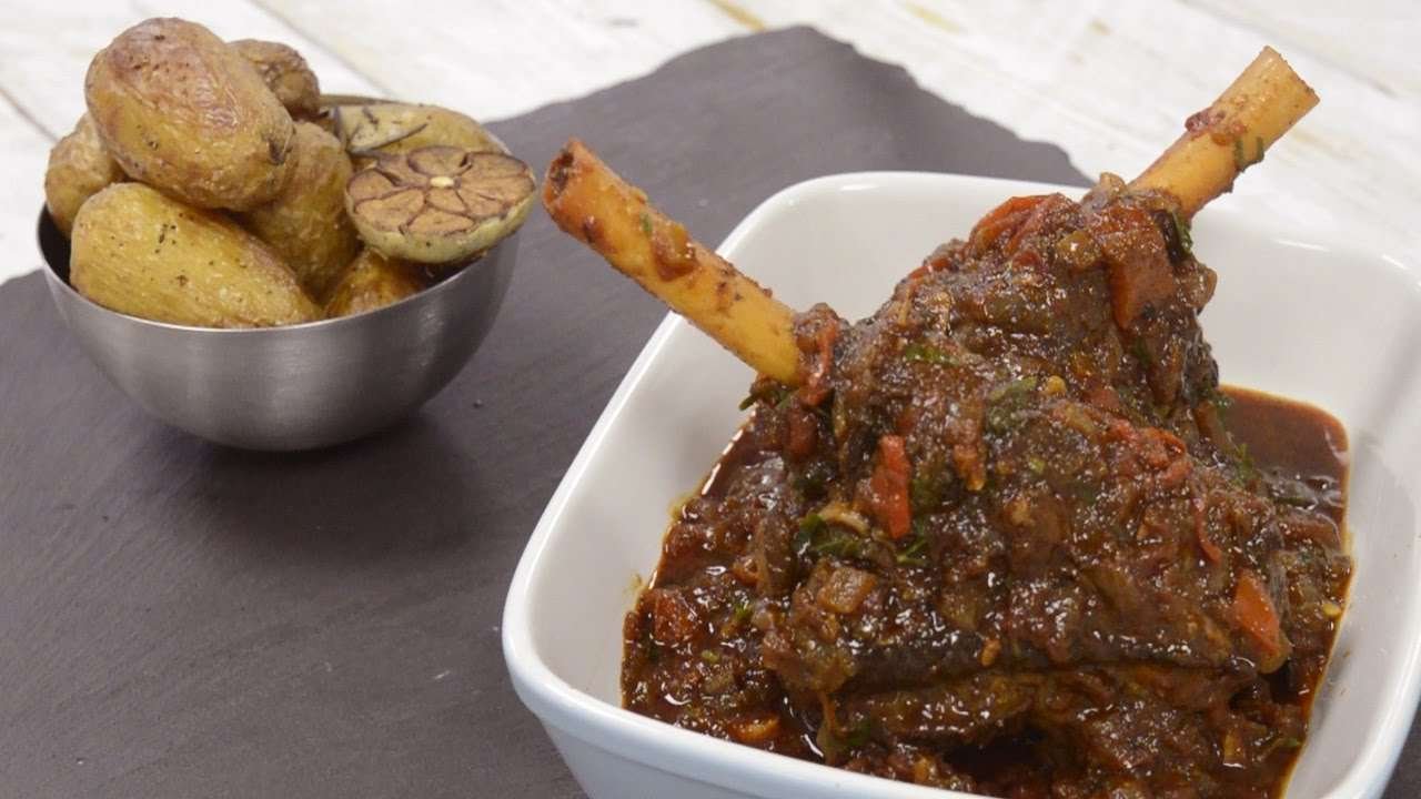 Lamb Shank with Cider and Paprika