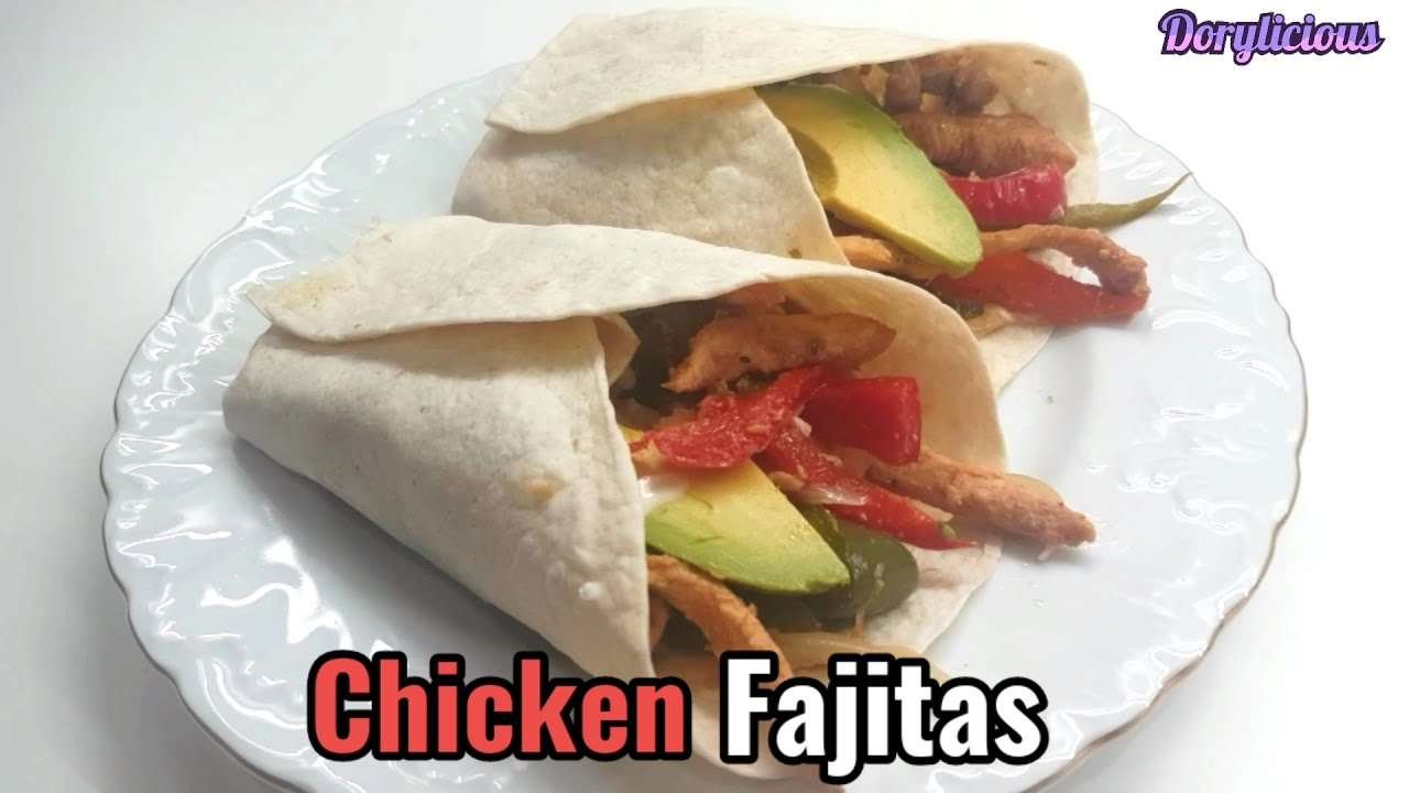Easy Homemade CHICKEN FAJITAS