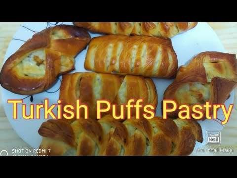 Turkish Puffs Pastry/Chicken Stuffed Pastry Recipe/Yummy And Tasty Turkish Puffs By Zaara,s Kitchen