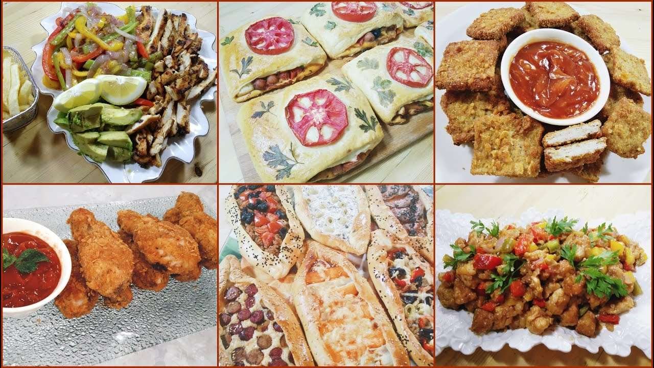|Fast Food Recipes:Chicken Fajitas,Portuguese Pizza,Nuggets,kfc,Turkish Pizza,Sweet and sour chicken