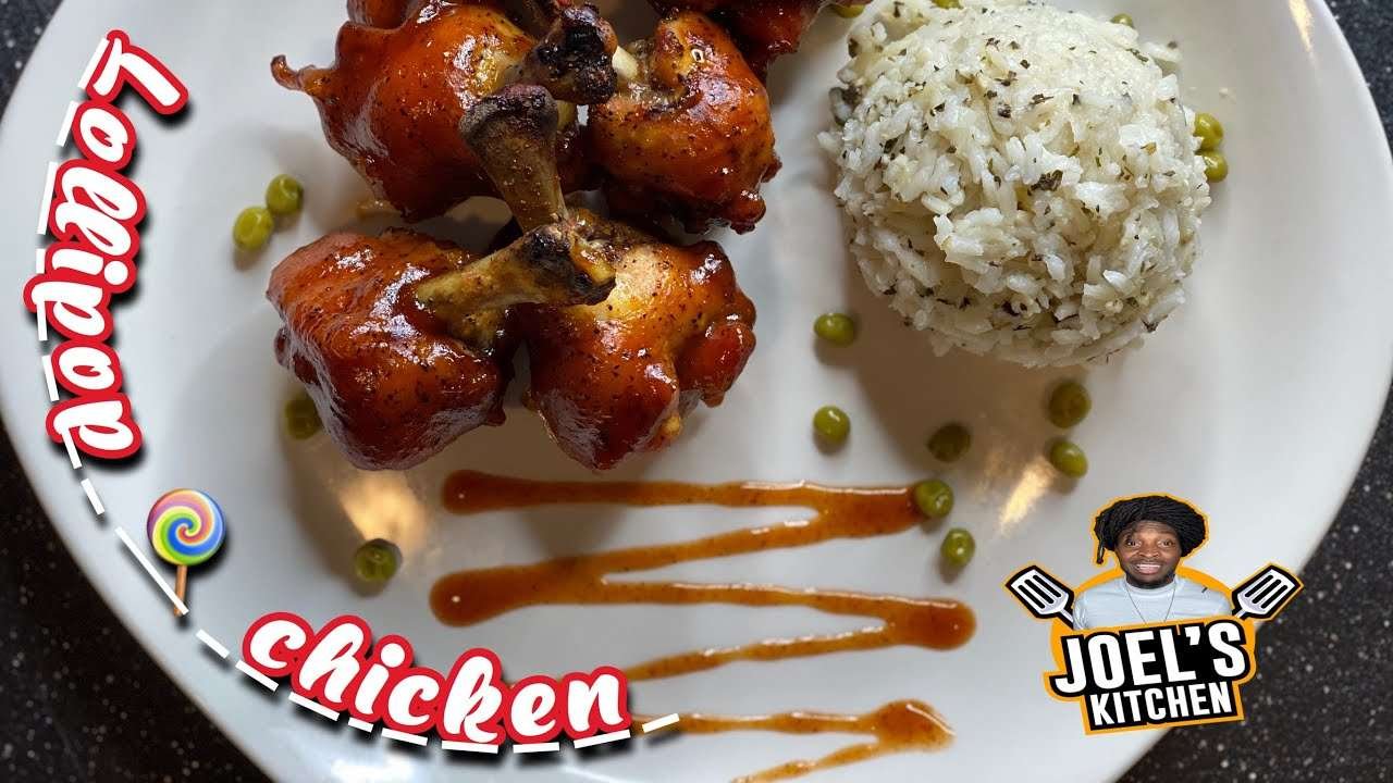 BBQ BAKED LOLLIPOP CHICKEN WINGS RECIPE |