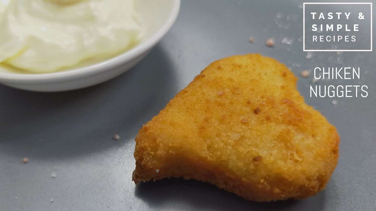 Homemade crispy Chicken Nuggets with hearth shape & a Parmesan twist – ideal for kids lunch box!