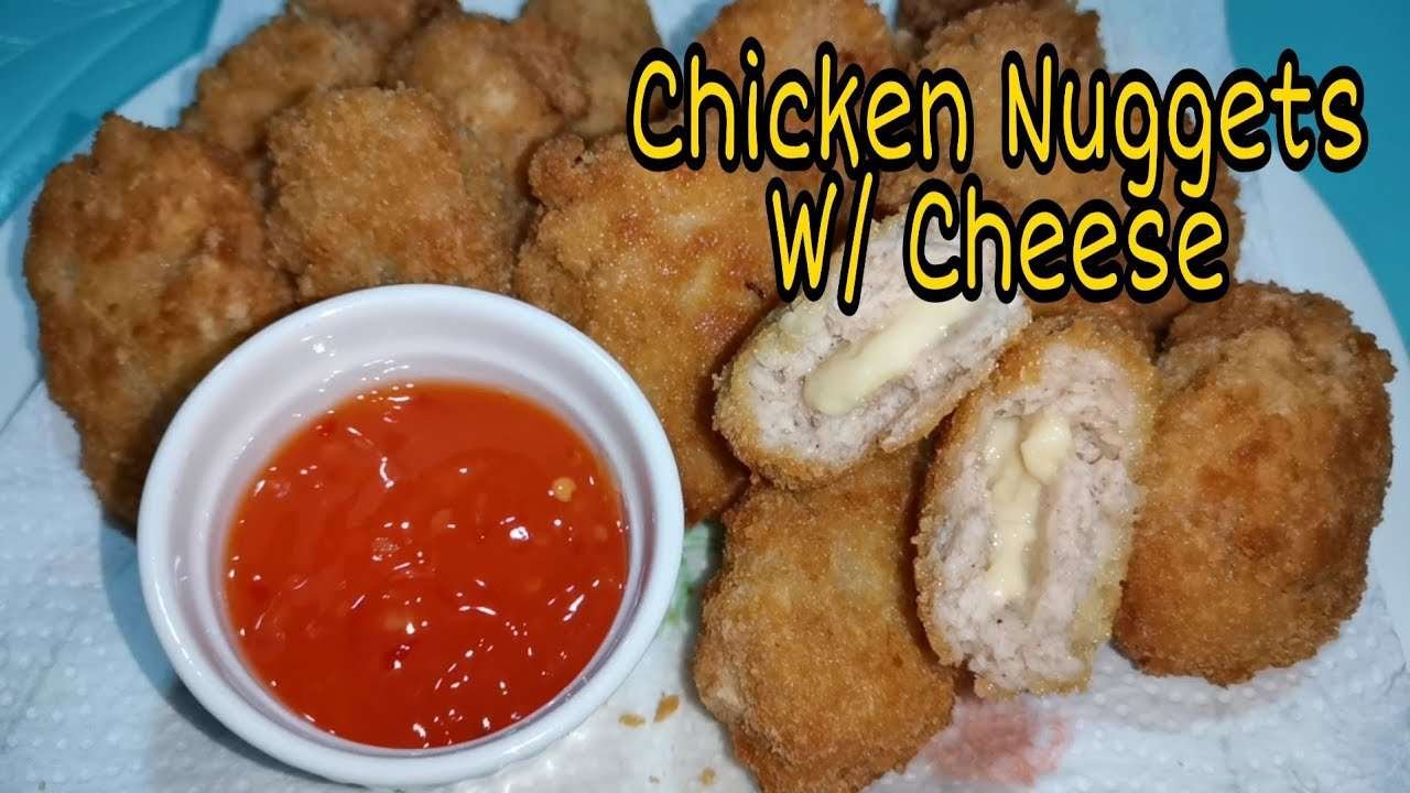 Easy to make Chicken Nuggets with Cheese