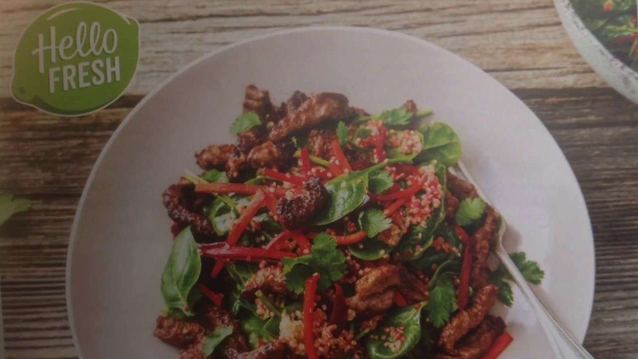 Beef & Quinoa Salad With Paprika Vinaigrette [Hello Fresh] Recipe And Review