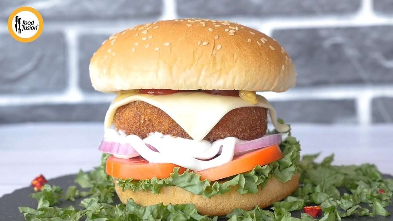 Homemade Chicken Burger Patty Recipe By Food Fusion
