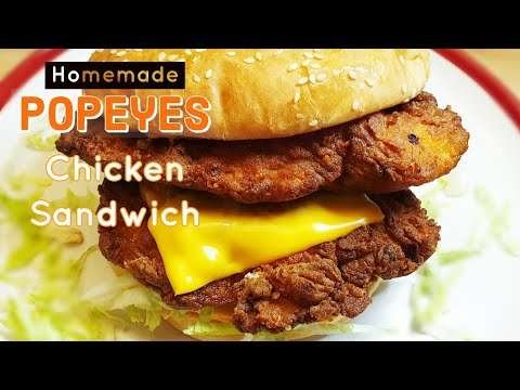Popeyes Chicken Sandwich Recipe Spicy Homemade And Better!!