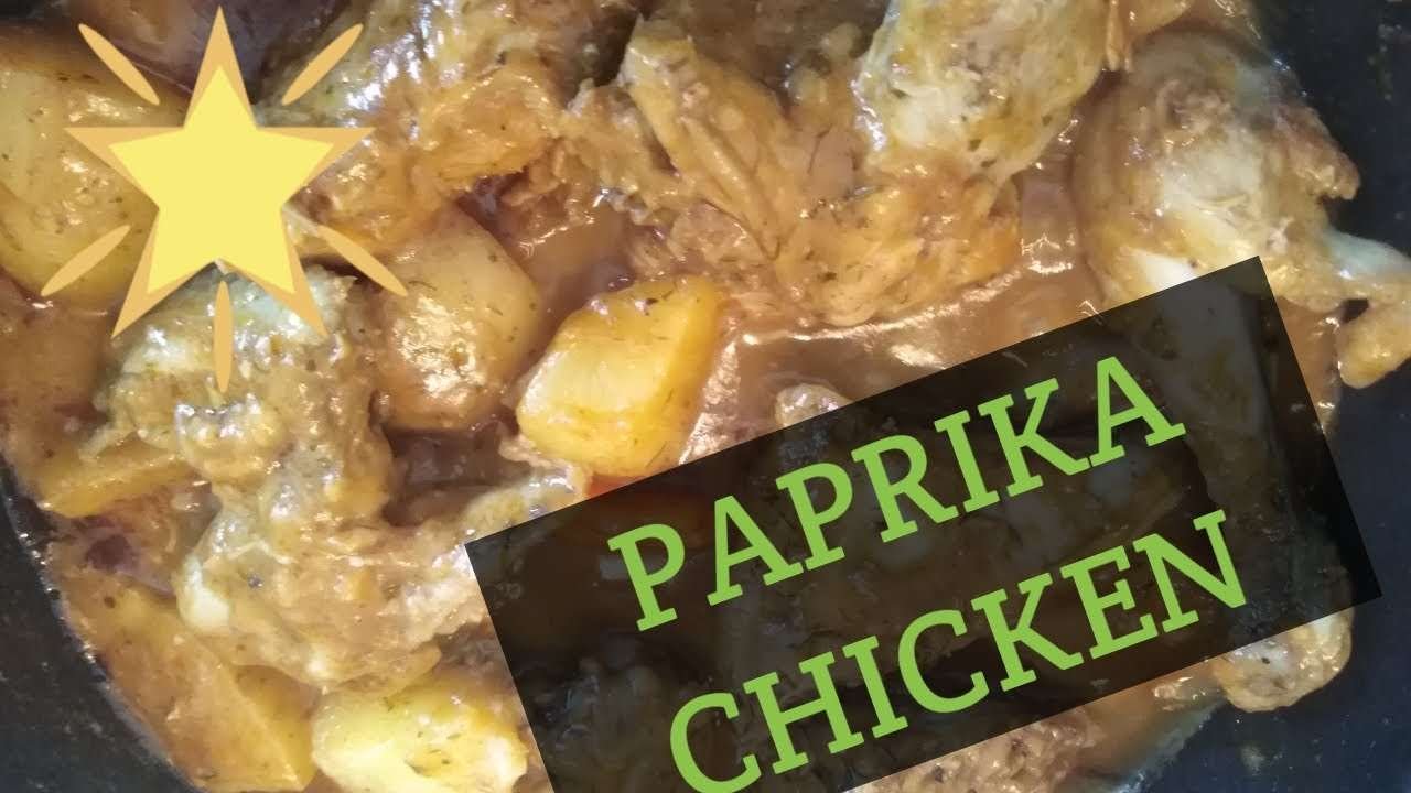 PAPRIKA CHICKEN (SIMPLE ONE PAN RECIPE)…… #WINFREDFAITH UG