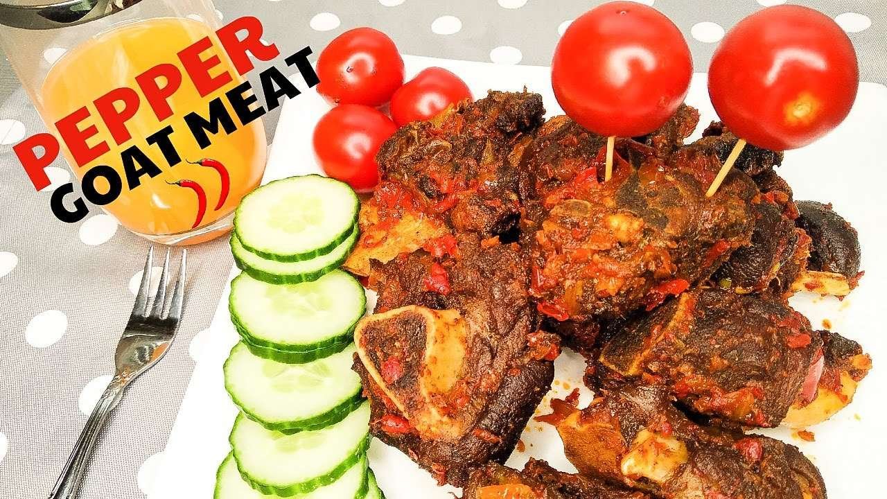 HOW TO PREPARE PEPPER  GOAT MEAT I  ASUN RECIPE I SPICY GOAT MEAT