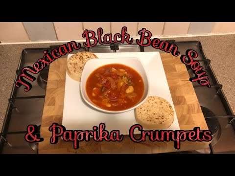 Mexican Bean Soup With Paprika  Cumpets
