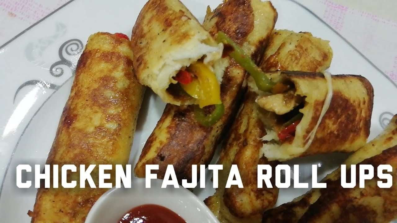 Chicken Fajita Roll Ups Quick, Easy and Yummy recipe