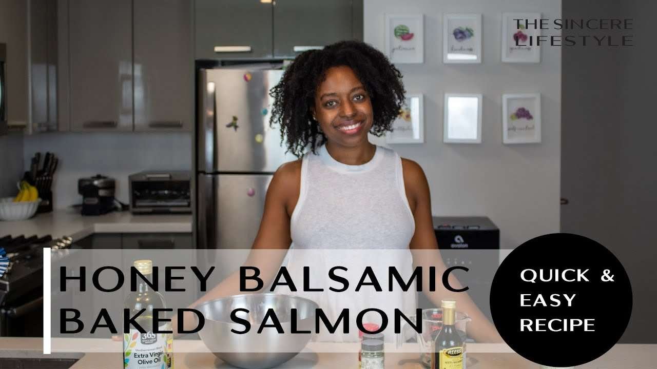 Honey Balsamic Glazed Salmon | Quick & Easy Healthy Recipe