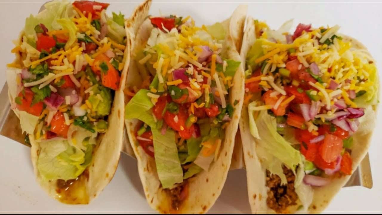 HOW TO MAKE THE BEST GROUND BEEF TACO RECIPE|| WITH GROUND BEEF SEASONING ||PICO DE GALLO RECIPE