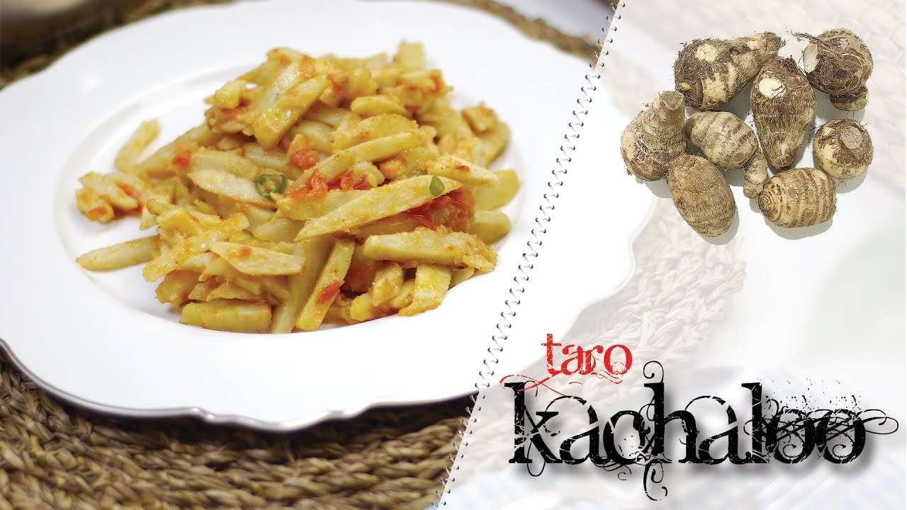 Taro Root Recipe | Easy Kachaloo Recipe | Sautéed Arbi