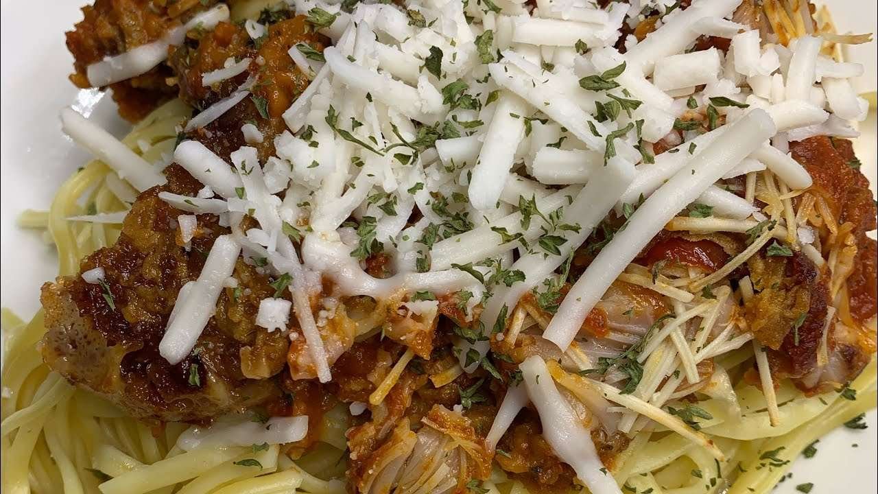 The best Vegan style Chicken Parmesan