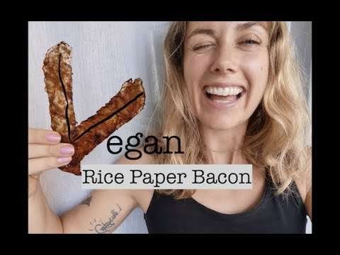 Vegan Rice Paper Bacon