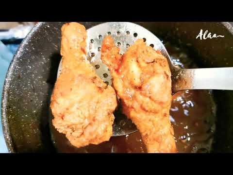 البروستد بوصفتي الخاصة ذي المطاعم #كنتاكي |  Broasted chicken with my special recipe #KFC
