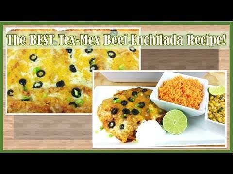 The BEST and Easiest Homemade Tex-Mex Enchilada Recipe!