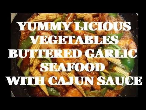 SEAFOOD CAJUN SAUCE WITH VEGETABLES/CAJUN SEAFOOD RECIPE