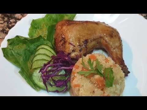 Easy Roast Chicken with Cauliflower Rice | Easy Low Carb | AIRFRY Recipe