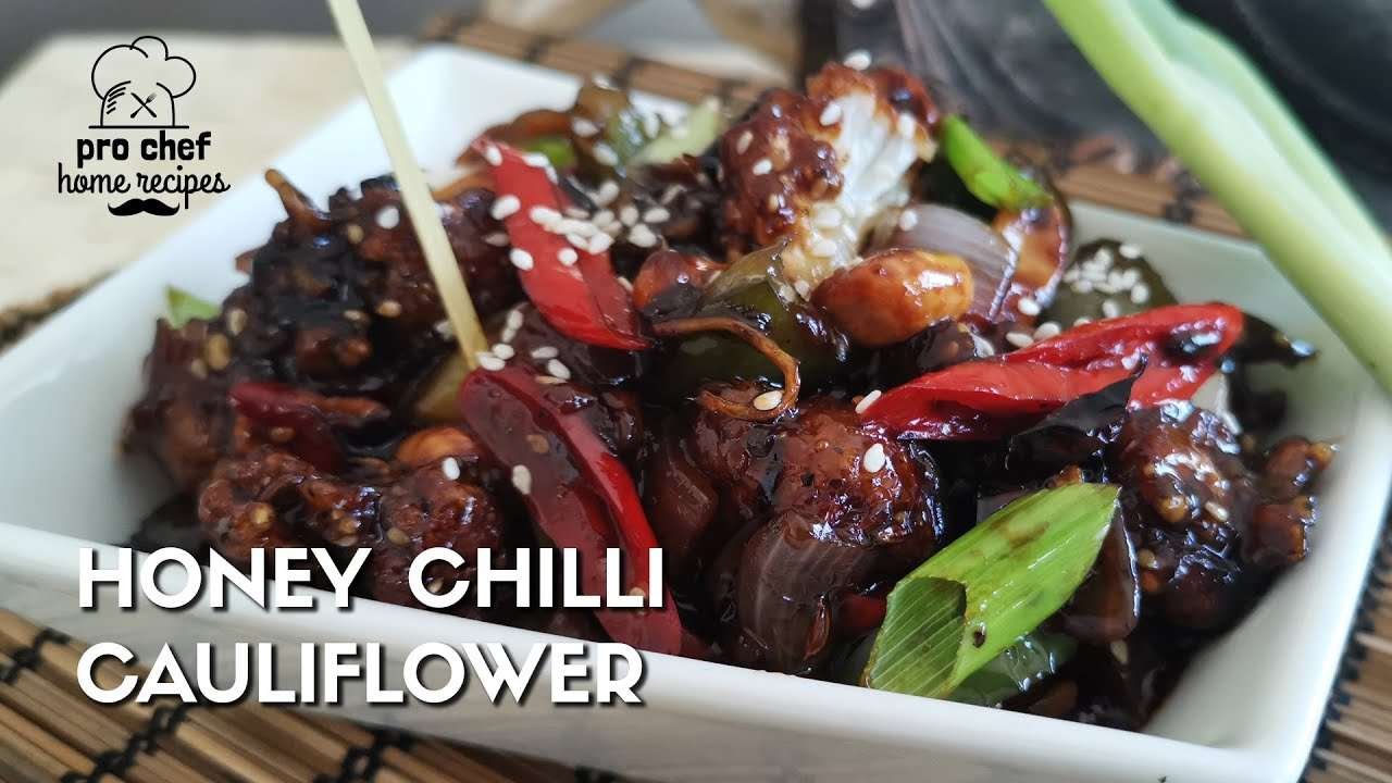 Honey chilli cauliflower I Vegan recipe I Healthy snack I A special yummy starter