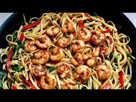 Easy To Make Garlic Butter Shrimp Pasta Recipe